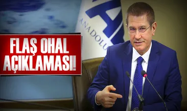 Canikli’den OHAL açıklaması