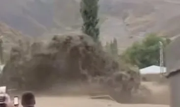 Kağızman’da heyelan felaketi! Evler yıkıldı köyler sular altında kaldı #kars