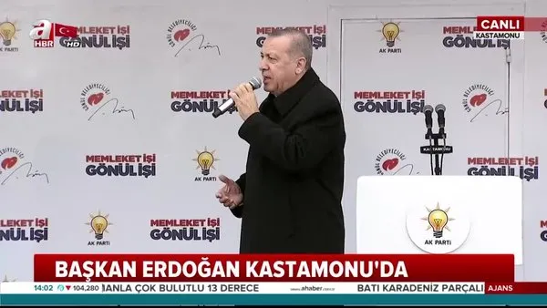 Cumhurbaşkanı Erdoğan Kastamonu'da önemli açıklamalarda bulundu