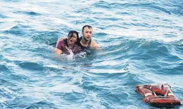 Denize düşen hemşireyi dalış timi komutanı kurtardı