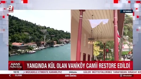‘Boğaz’ın incisi’ Vaniköy Camii hizmete açıldı | Video