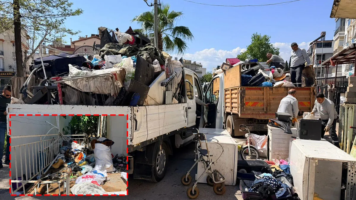 Antalya’da o eve üçüncü müdahale! Çöpleri belediye boşaltıyor, o dolduruyor: 16 kamyon atık çıkmıştı… Antalya’da o eve üçüncü müdahale! Çöpleri belediye boşaltıyor, o dolduruyor: 16 kamyon atık çıkmıştı…