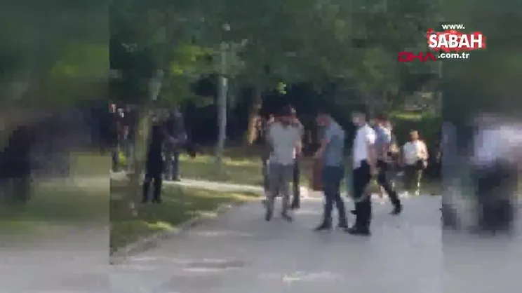 Taksim'deki kavgadan tepki çeken görüntüler | Video