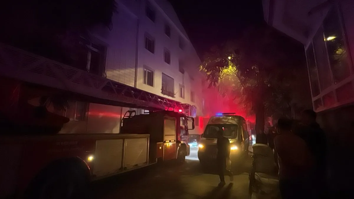 Çorum’da korkutan yangın: 2’si çocuk 7 kişi mahsur kaldı