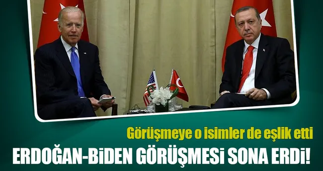 Erdoğan-Biden görüşmesi sona erdi