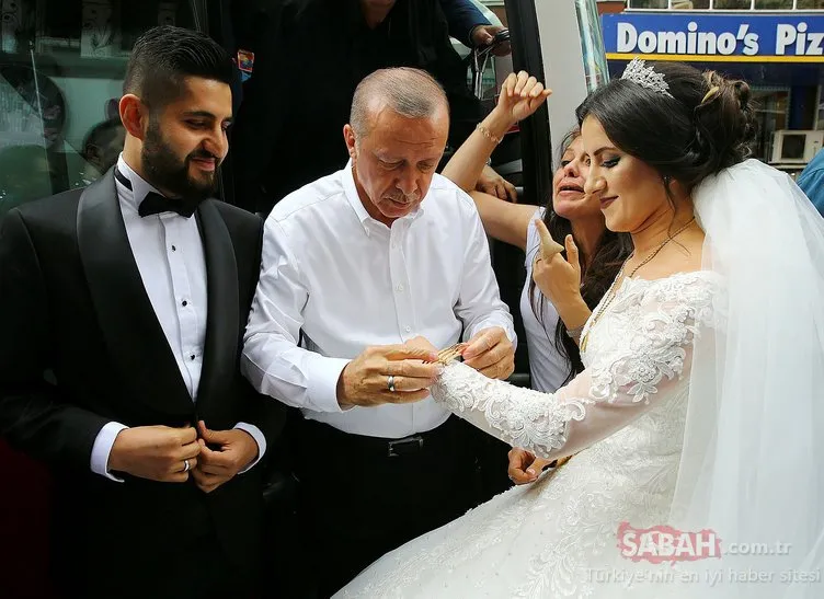 Cumhurbaşkanı Erdoğan’dan yeni evlenen çifte hediye