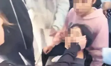 Tekme atıp yerde sürüklediler