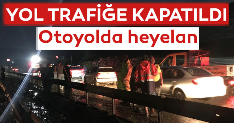 son dakika haber izmir manisa yolunda heyelan son dakika haberler