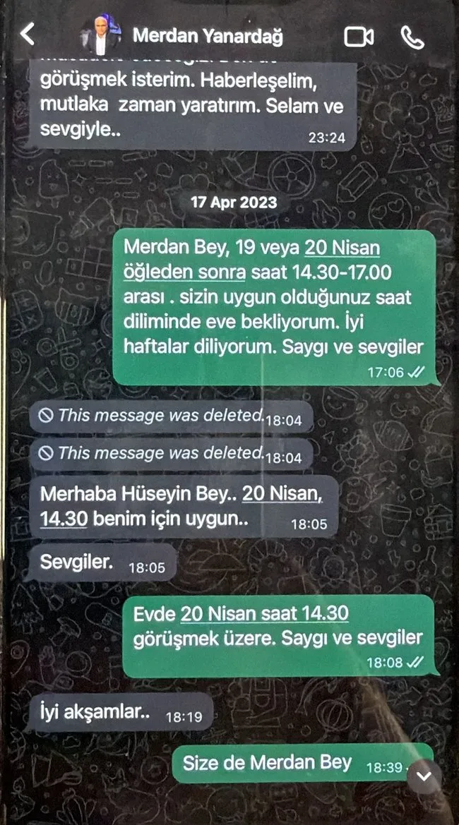 Hüseyin Gün’den Merdan Yanardağ’a talimat! Whatsapp mesajları ortaya çıktı! Baskı kurun! o vasıfsızlar görevden alınsın