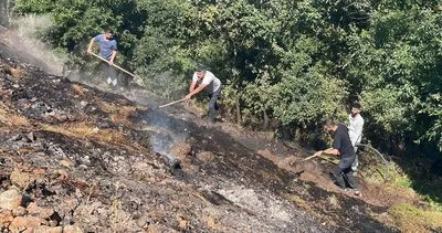 Tunceli’de çıkan yangın köye sıçramadan engellendi #tunceli