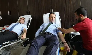 Zeytin Dalı Harekatı’na kan bağışıyla destek oldu