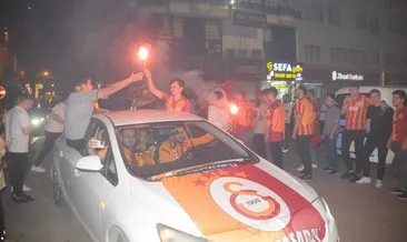Cizre sokakları Galatasaray’ın şampiyonluğuyla panayır alanına döndü
