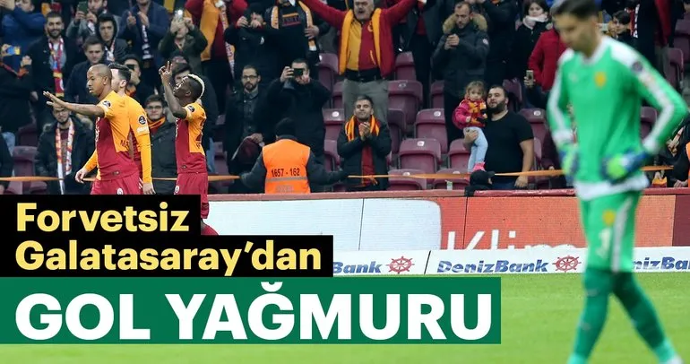 Galatasaray’dan Ankaragücü’ne gol yağmuru