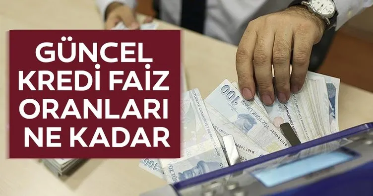 Kredi faiz oranları ne kadar? 2019 Ziraat, Halkbank, Garanti ihtiyaç-taşıt-konut kredisi faiz oranları!