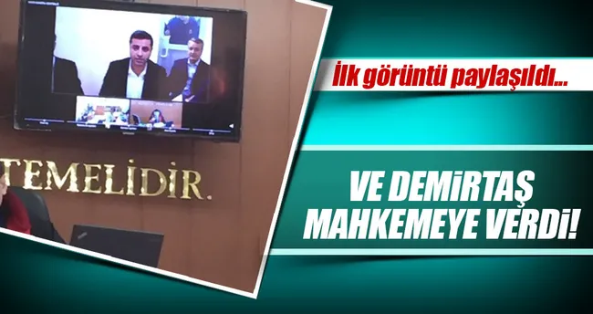 Selahattin Demirtaş SEGBİS ile ifade verdi