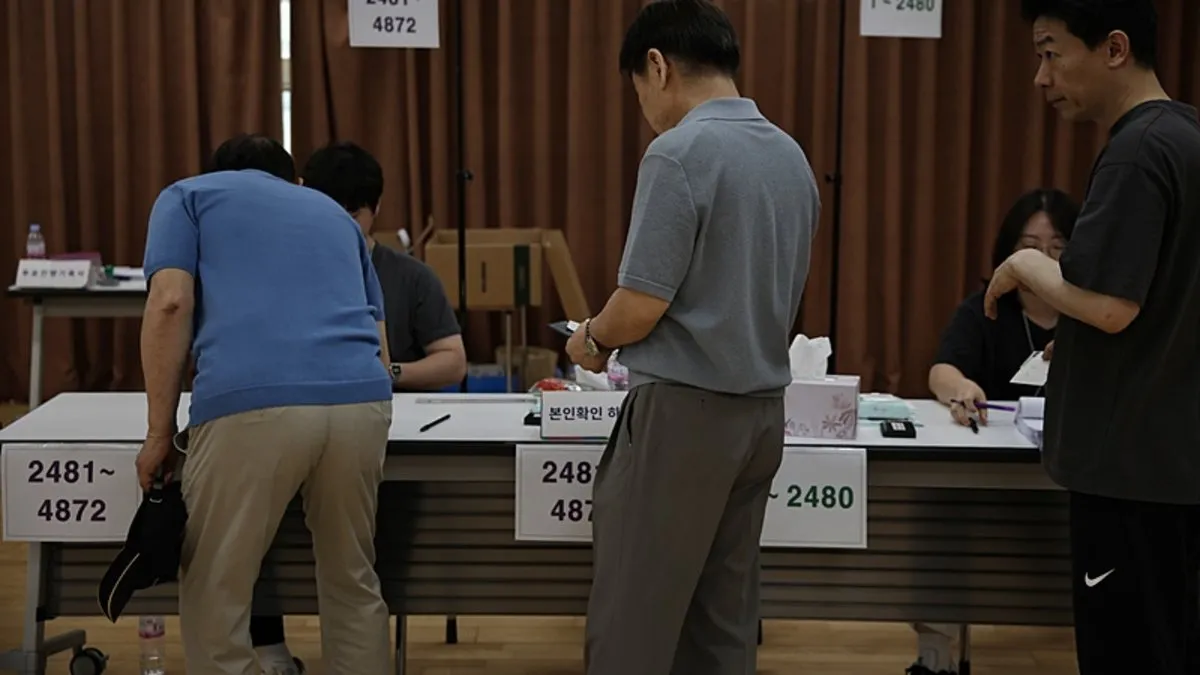 Güney Kore’de kriz sonrası seçim: Halk yeni devlet başkanını oyluyor