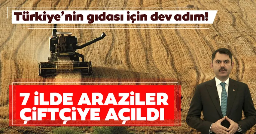 Türkiye’nin gıdası için dev adım