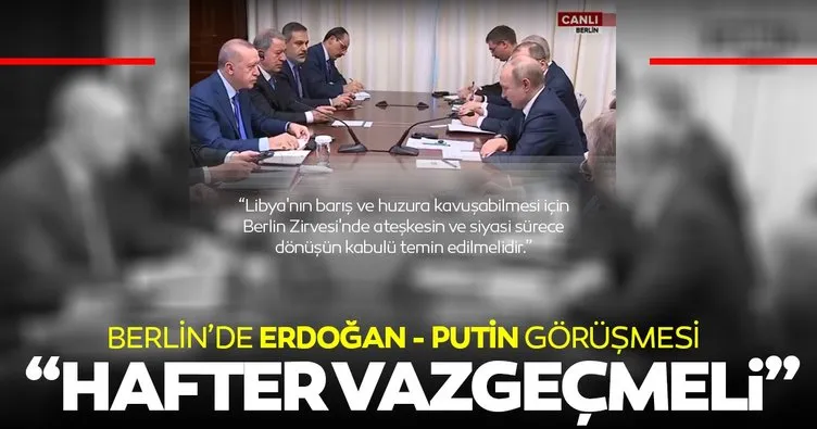 Başkan Erdoğan’dan açıklama: Siyasi çözüm için Hafter’in saldırgan tutumundan vazgeçmesi gerekir