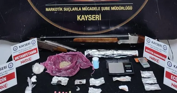 Kayseri’de uyuşturucu operasyonu: 10 gözaltı