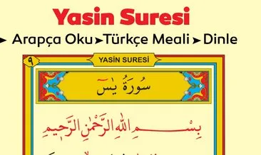 yasin suresi okunusu ve turkce anlami