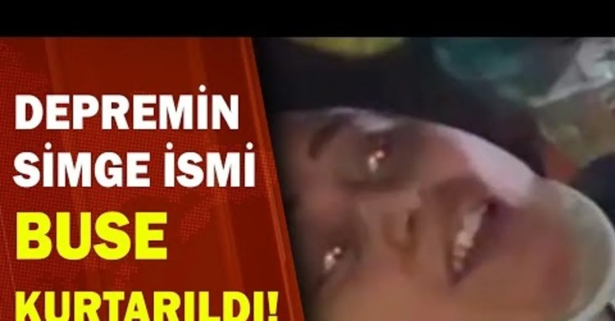 Buse Izmir De Deprem Enkazindan 9 Bucuk Saat Sonra Boyle Kurtarildi Video Videosunu Izle Son Dakika Haberleri