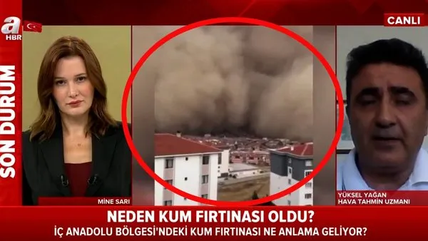 Son dakika haberi: Ankara'daki dev kum fırtınasının sebebi ne? Canlı yayında Uzman'dan flaş yeni uyarı | Video