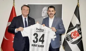 İBB Başkan Adayı Murat Kurum Beşiktaş Spor Kulübü’nü ziyaret etti