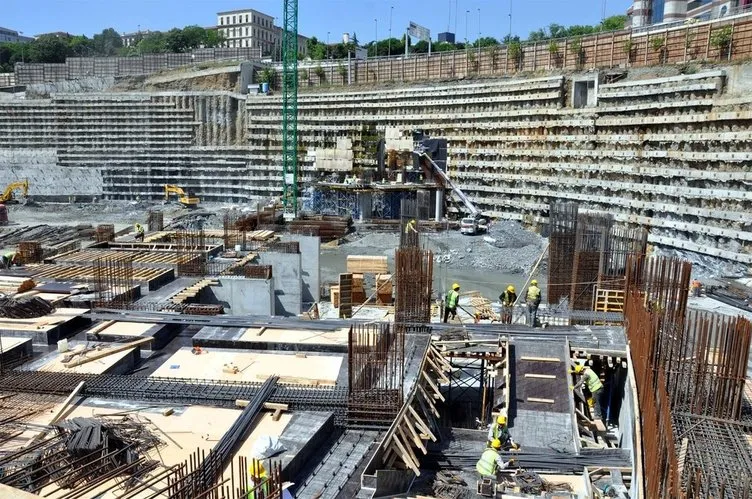 Vodafone Arena inşaatından son kareler 25 Haziran 2014