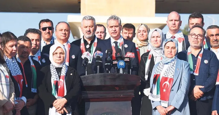 Cumhur İttifakı Gazze sınırında