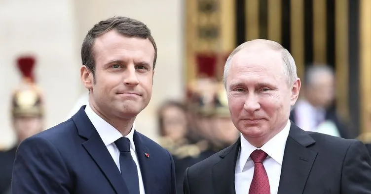 Putin, Macron ile İran ve Suriye meselelerini görüştü