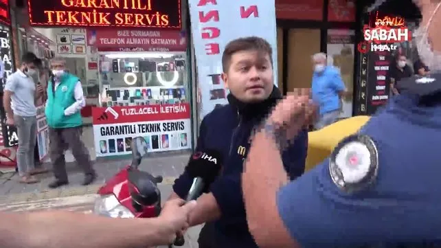 Son dakika haberi: İstanbul Tuzla'da maskesiz şahıstan polislere tepki çeken skandal tehdit | Video
