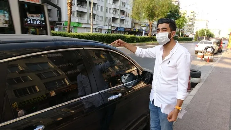 Aracı parçalanan vatandaş, kamera görüntüleriyle büyük şok yaşadı!