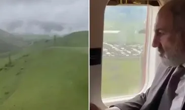 Ermenistan Başbakanı Paşinyan’ı taşıyan helikopterde kırmızı alarm!