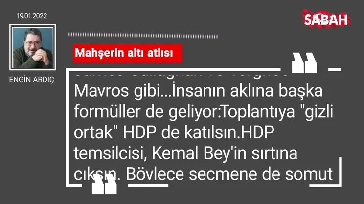 Engin Ardıç | Mahşerin altı atlısı