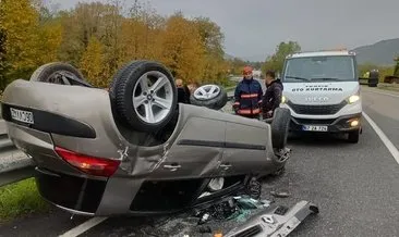 Zonguldak'ta yağışlı hava kazaya davetiye çıkardı: 2 kişi yaralandı! #zonguldak
