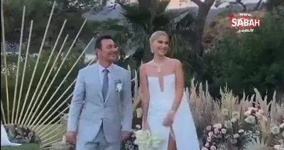 Düğünleri bugün Marmaris’te gerçekleşti! İşte Mustafa Sandal ve Melis Sütşurup’un düğününden ilk kareler! | Video
