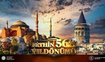 İstanbul’un Fethi’nin 568. yıl dönümü, simge mekanlarda özel görsel etkinliklerle kutlandı