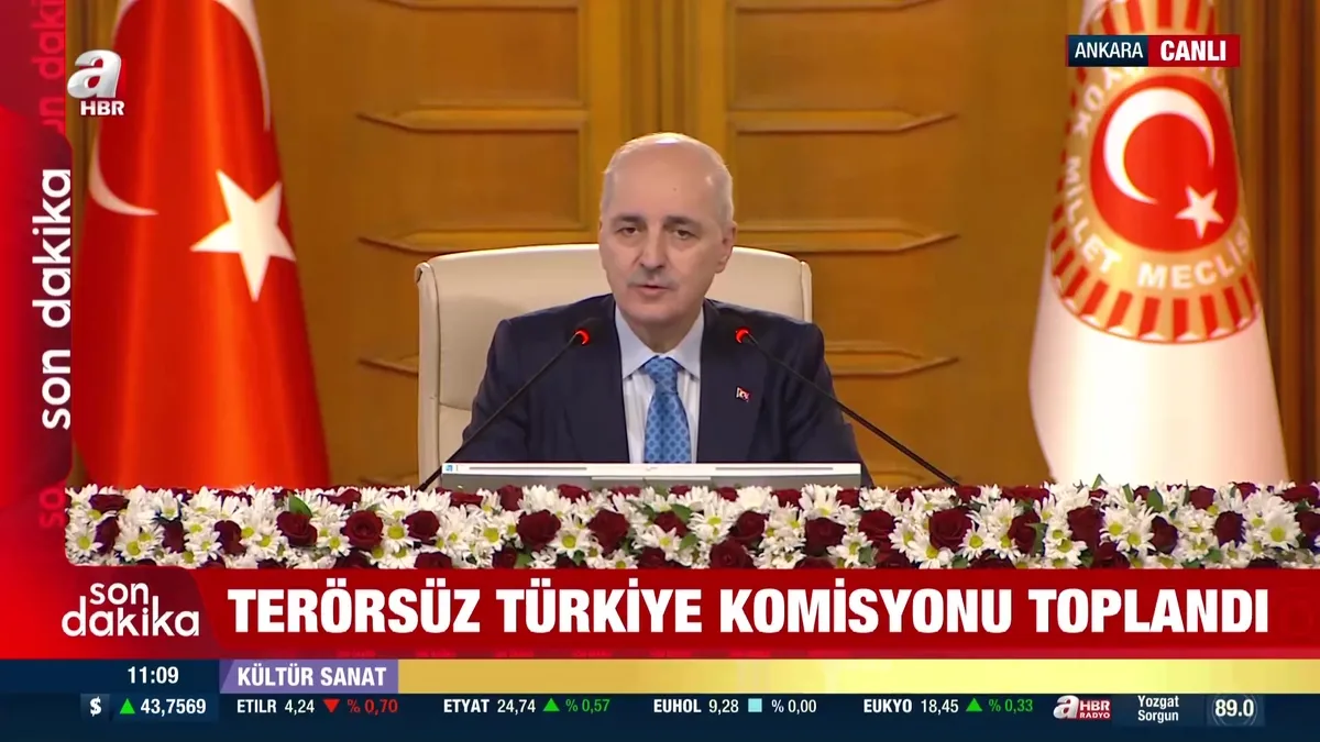 Son Dakika: Terörsüz Türkiye raporu tamamlandı! TBMM Başkanı Kurtulmuş: “Terörün bitmesi tarihi sorumluluktur!” | Video videosunu izle Son Dakika: Terörsüz Türkiye raporu tamamlandı! TBMM Başkanı Kurtulmuş: “Terörün bitmesi tarihi sorumluluktur!” | Video videosunu izle