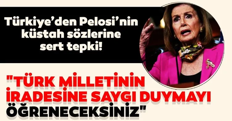 Son dakika haberi: Bakan Çavuşoğlu’ndan Pelosi’nin küstah sözlerine sert tepki! Türk milletinin iradesine saygı duymayı öğreneceksiniz