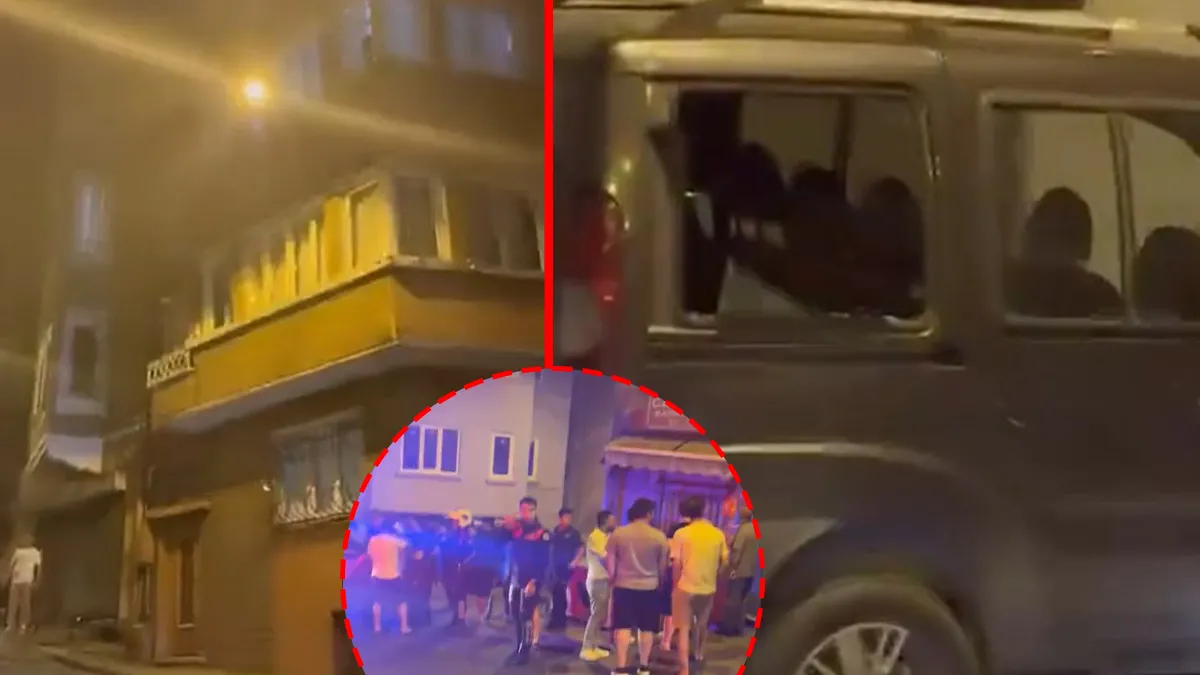 Beyoğlu'nda kaldırıma bırakılan patlayıcının infilak etmesi sonucu oluşan hasar.