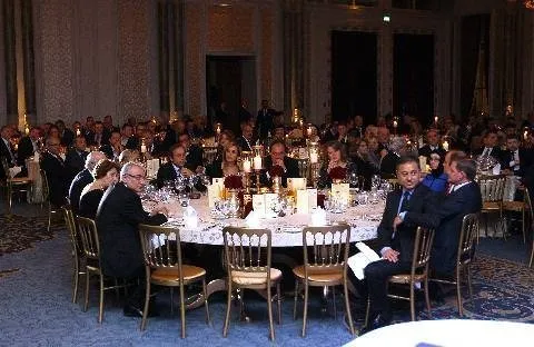 UEFA Kongresi gala yemeği yapıldı