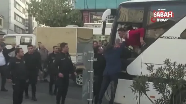 Bilecikspor taraftar otobüsüne silahlı saldırı | Video