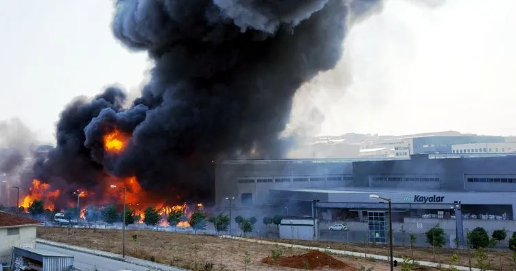 Son dakika: Erzincan’da sanayi sitesinde yangın
