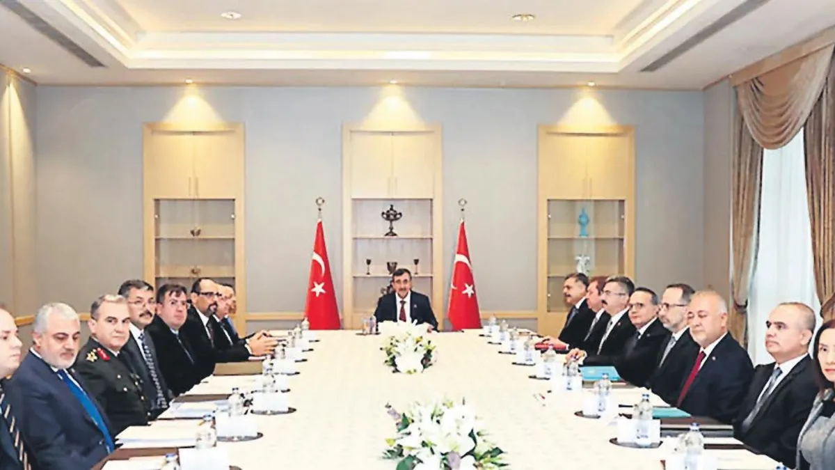 Milli Dayanışma ve Bütünleşme toplantısı