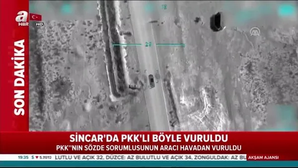 Sincar'da PKK'lı işte böyle vuruldu!