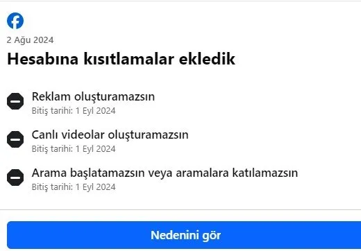 Instagram’dan sonra Facebook’tan da sansür skandalı: Diyanet’in Haniye videosunu kaldırıp 1 ay yayın yasağı getirdi!