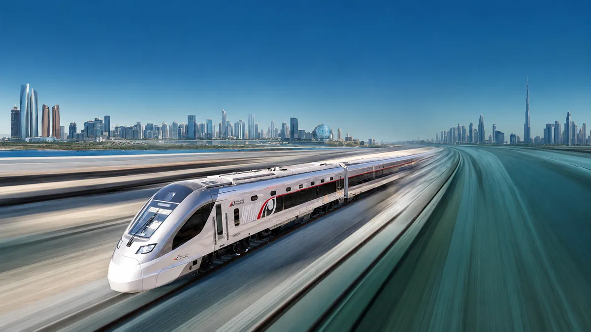 Abu Dabi ile Dubai arası 30 dakikaya iniyor! BAE’nin ilk Yüksek Hızlı Demiryolu Projesine Kalyon İnşaat imzası