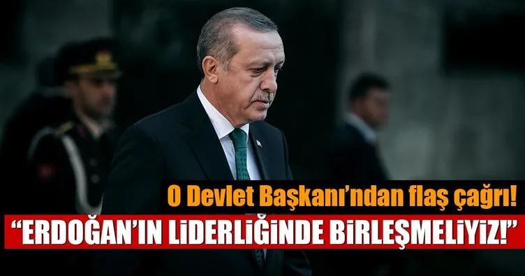 Alpha Conde: Erdoğan'ın liderliğinde birleşmeliyiz!
