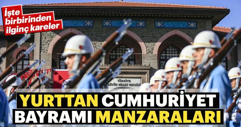 Tüm yurttan ilginç 29 Ekim manzaraları