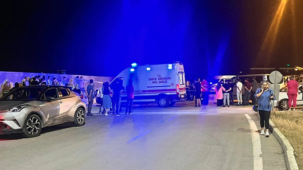 Elazığ'da feci kaza! Minibüs istinat duvarına çarptı: 1 ölü, 7 yaralı